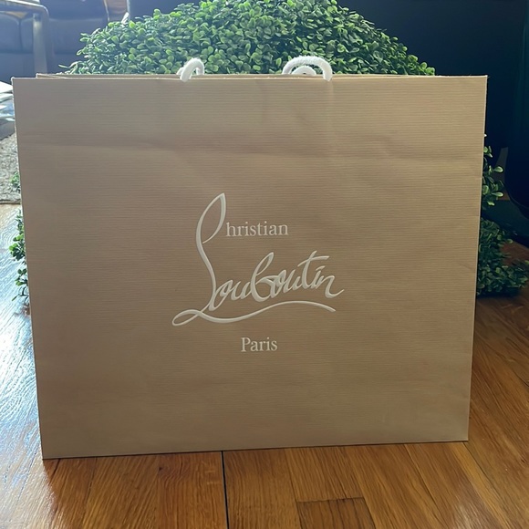 Christian Louboutin Other - Christian Louboutin Brown Paper Bag